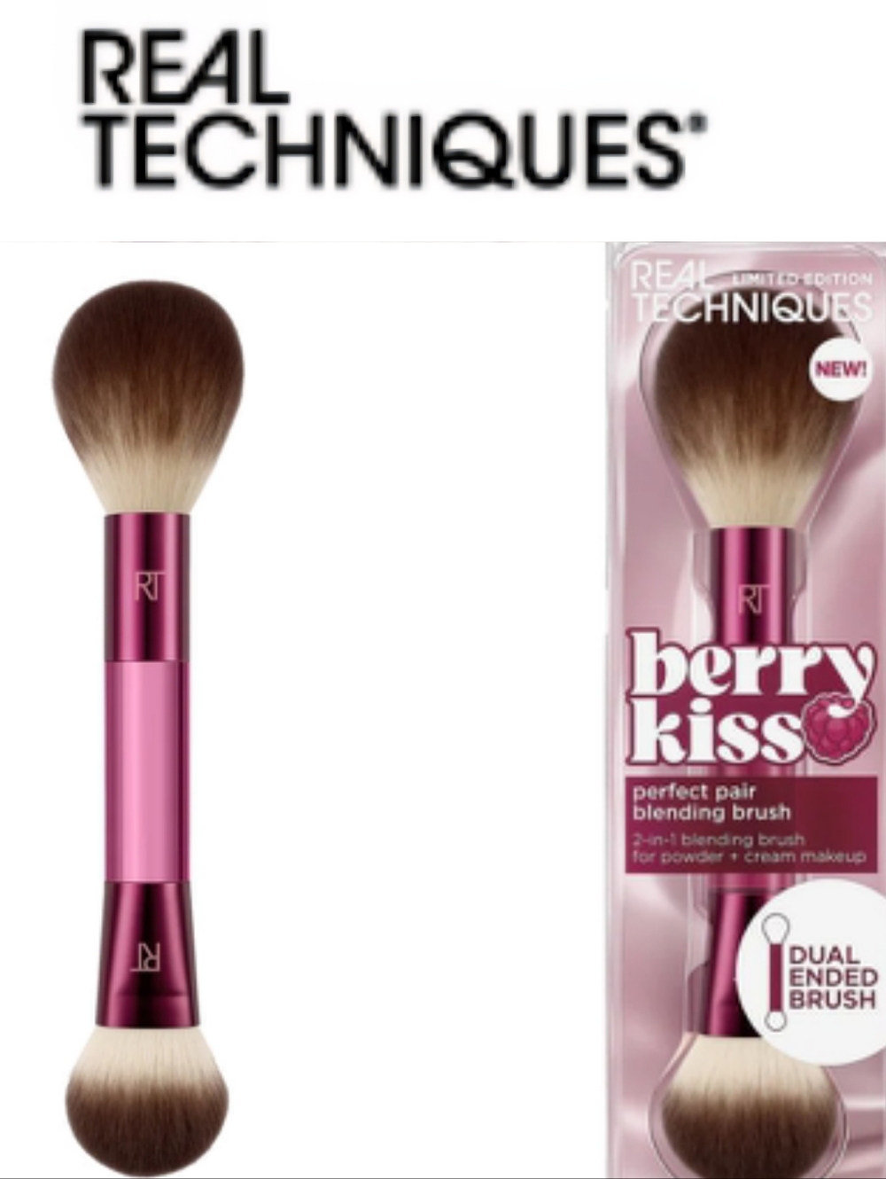 Real Techniques Berry Kiss Perfect Pair‎ Blending Brush